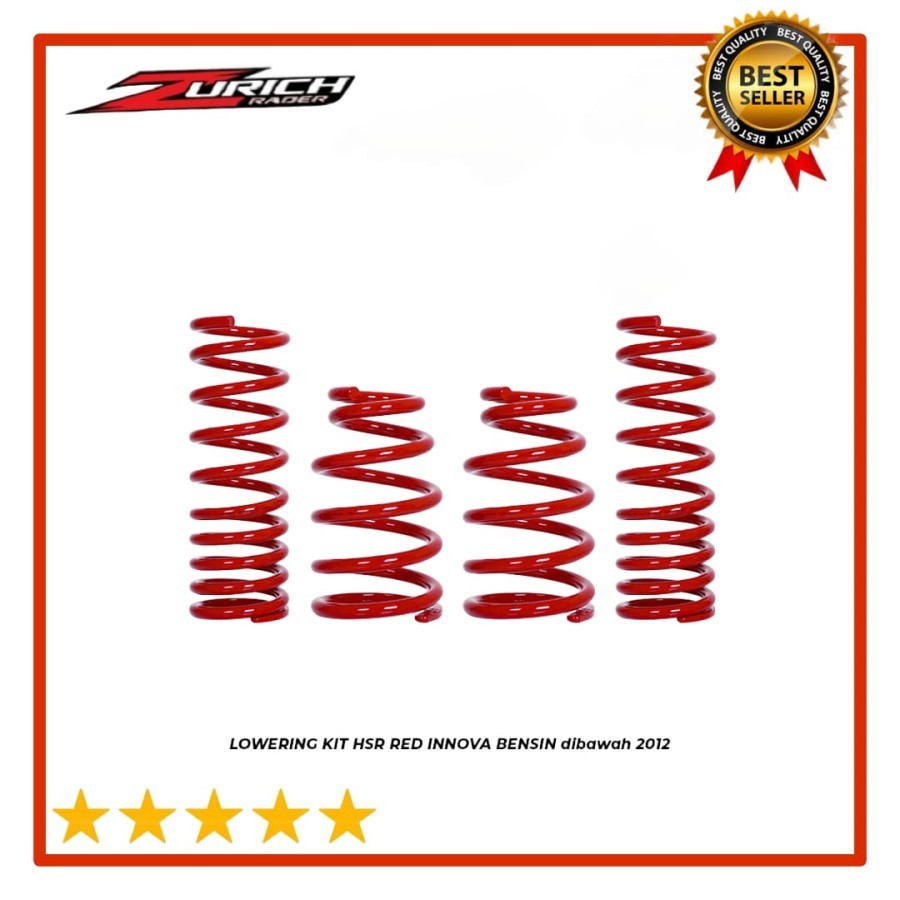 Per Ceper Mobil Innova Lowering Kit Hsr Red Untuk Innova Bensin Dibawah 2012