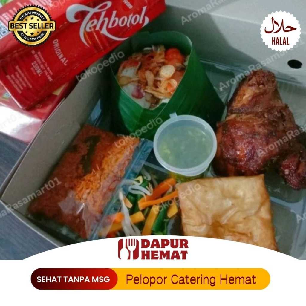 

Dapur Hemat - PROMO Paket Nasi Premium Free Teh Kotak Ayam Panggang Enak Makanan Siap Saji Lengkap