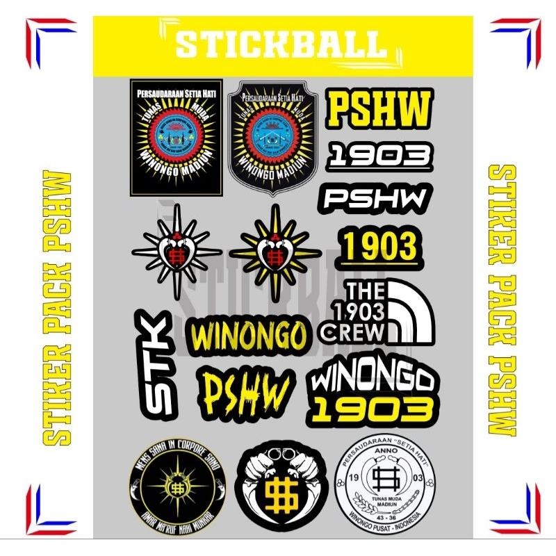 

STIKER PACK PSHW WINONGO 1903 GLOSY DAN HOLOGRAM