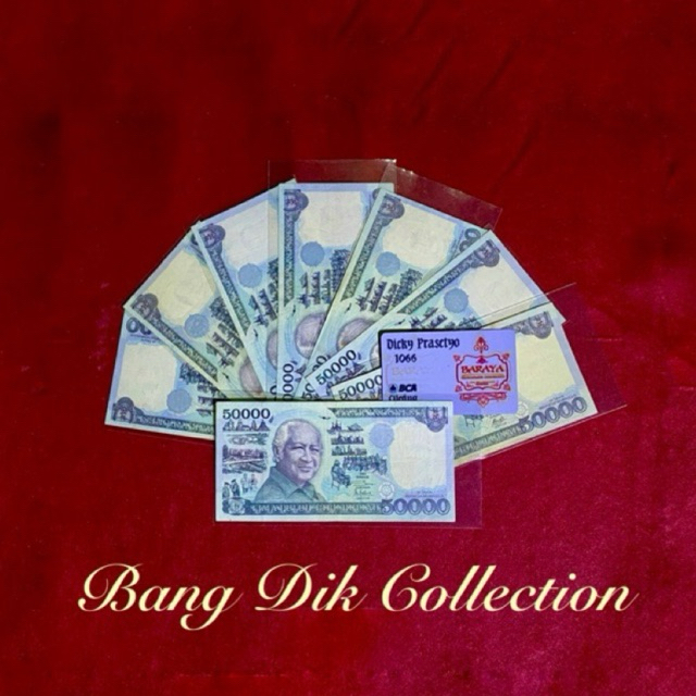 KUNO INDONESIA 50 RB SOEHARTO KERTAS & POLYMER 1995