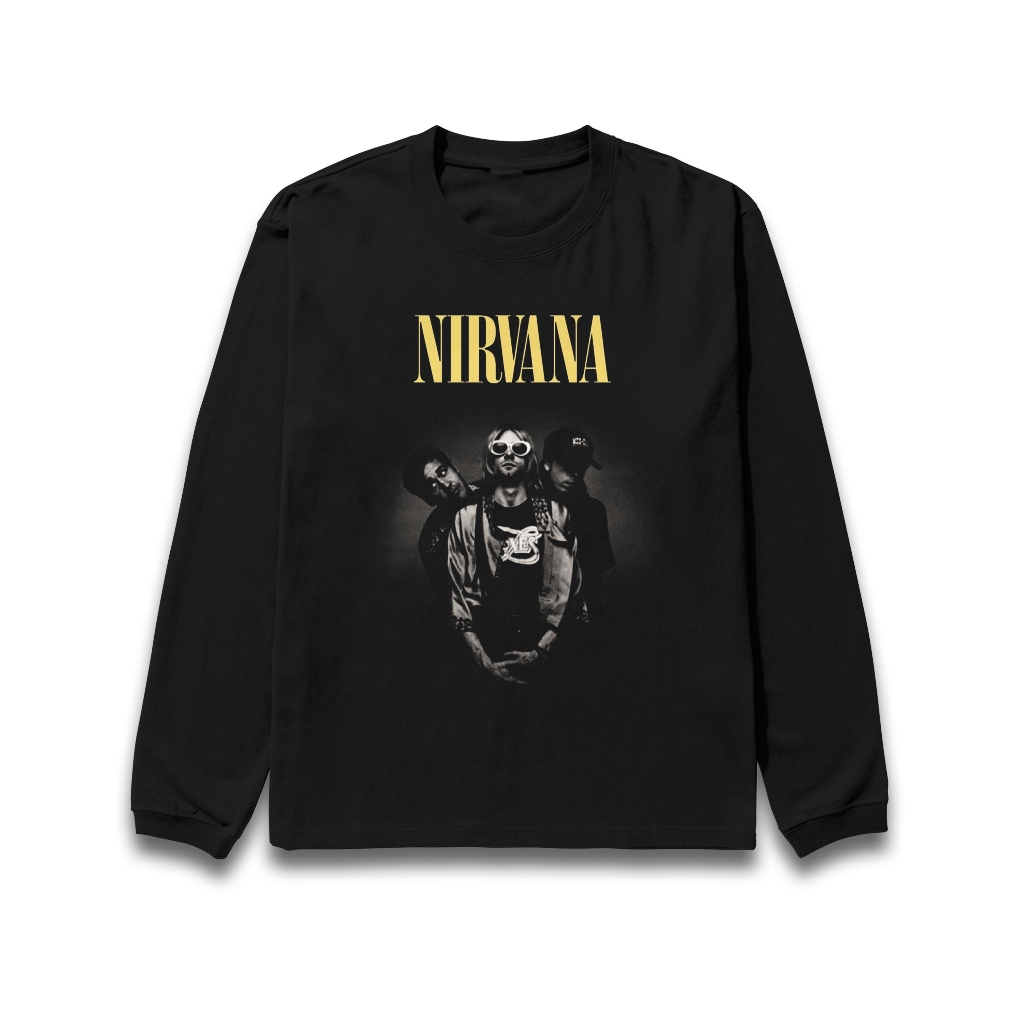 Long sleeve Nirvana Band - Nirvana Kaos Panjang Cotton 24s