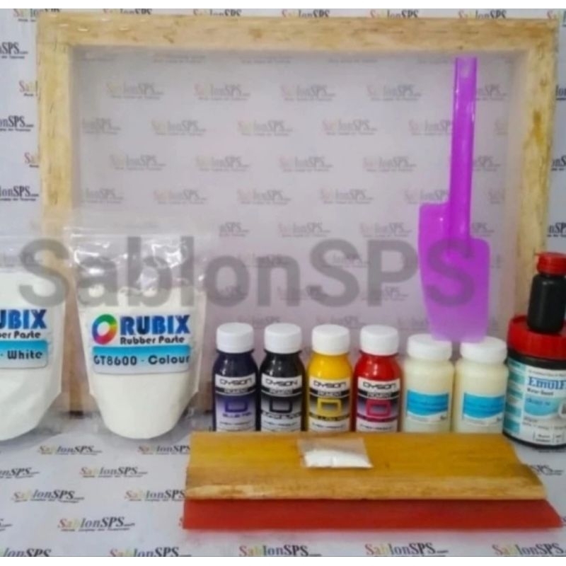 

ALAT SABLON SET MANUAL ALAT SABLON PAKET PEMULA RUBBER