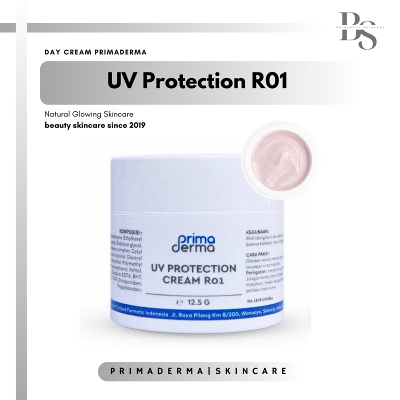UV Protection Cream R01 Day Cream Primaderma (Kulit Normal dan Flek Hitam)