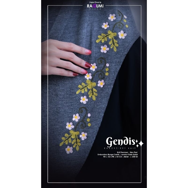 Hijab Instant Wanita Premium, Gendis Hijab Raqumi Solo