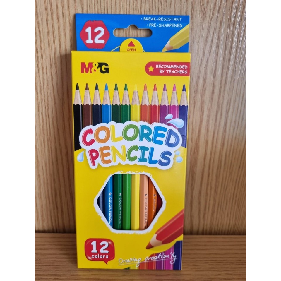 

M&G Pensil 12 Warna Box Kuning