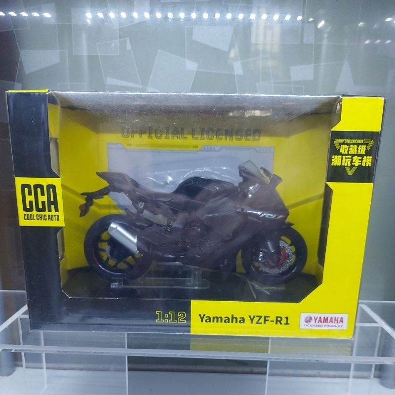 Diecast CCA 1:12 Yamaha YZF-R1 black