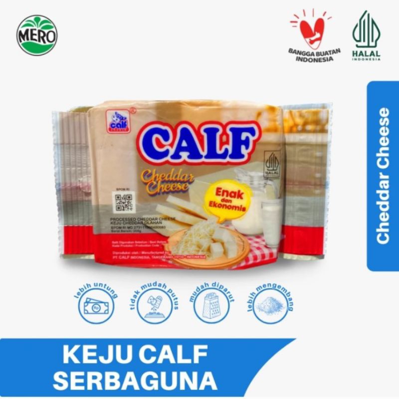 

KEJU Calf Serbaguna Keddar Cheese 200g/1pcs