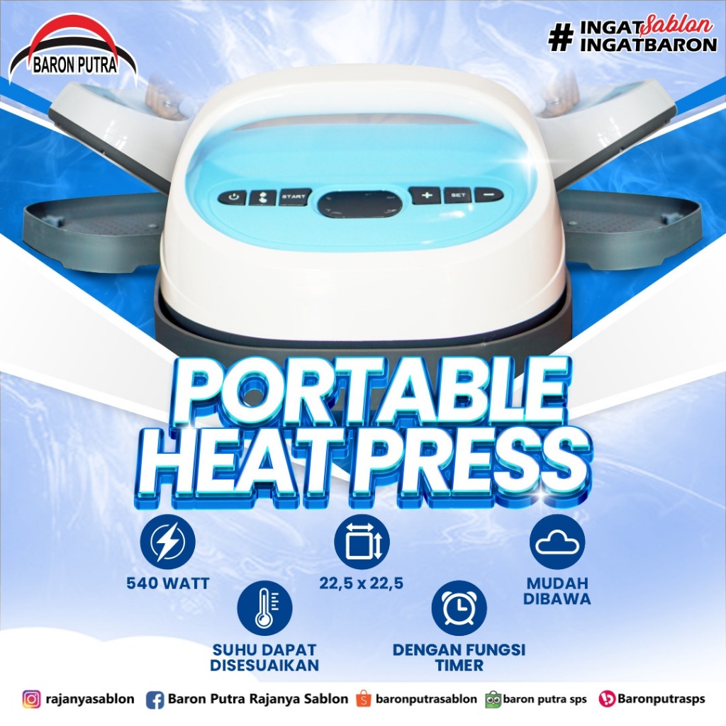 

MACHINE PORTABLE HOT PRESS