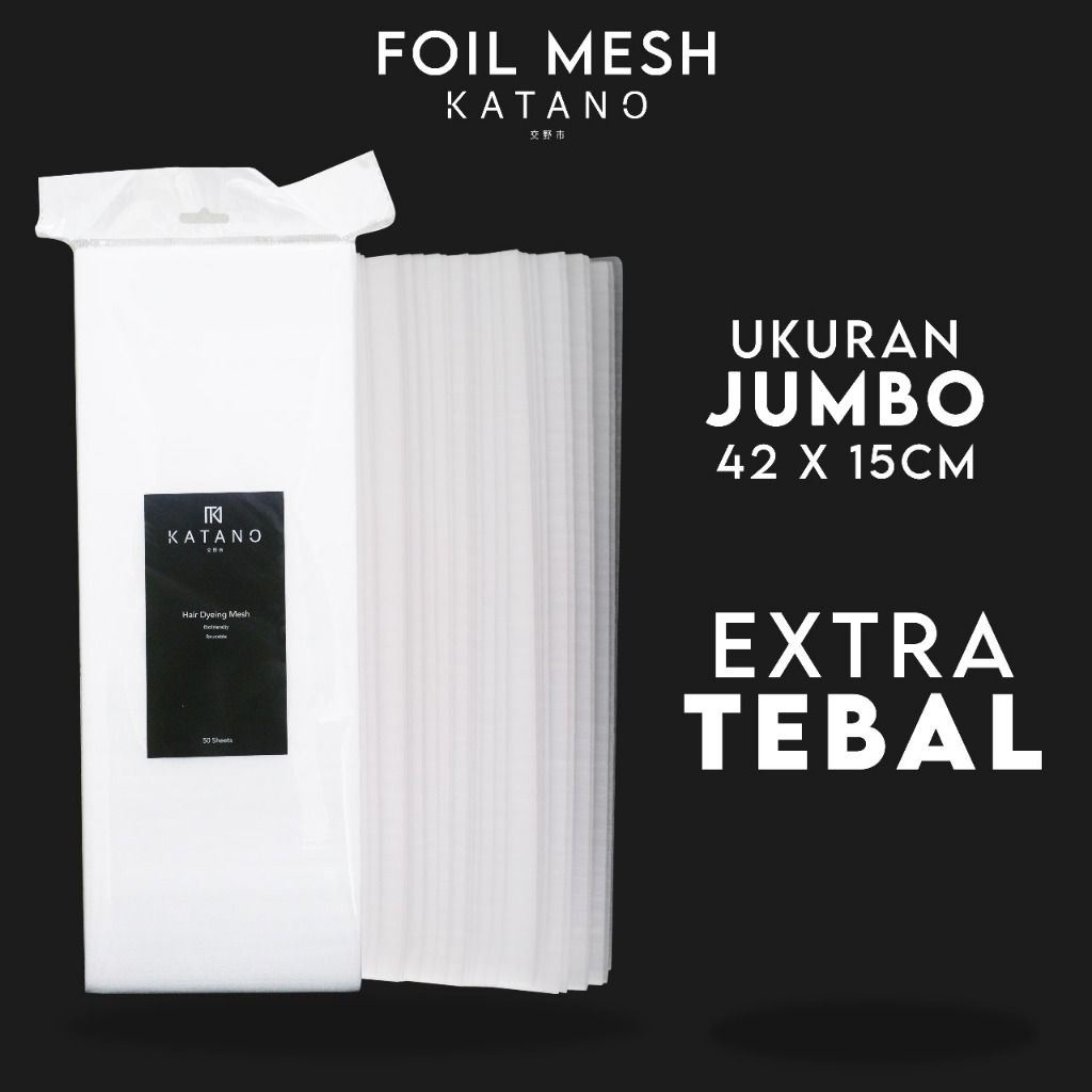 Foil Mesh / Alat Pewarnaan Rambut Kertas Highlight Wraps / Pengganti Aluminium Foil
