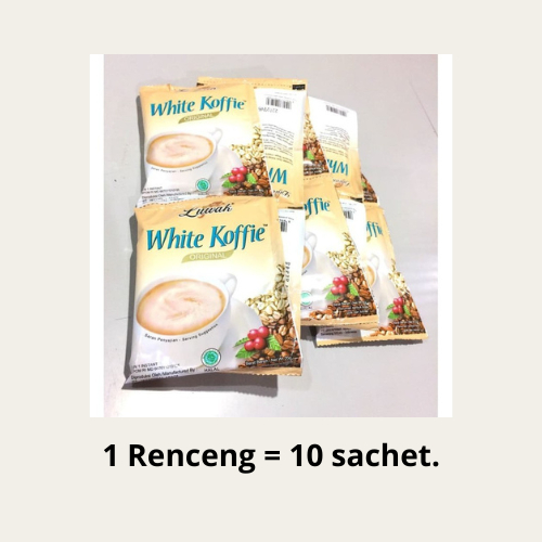 

Kopi Luwak white Coffe original (RENCENG ISI 10)
