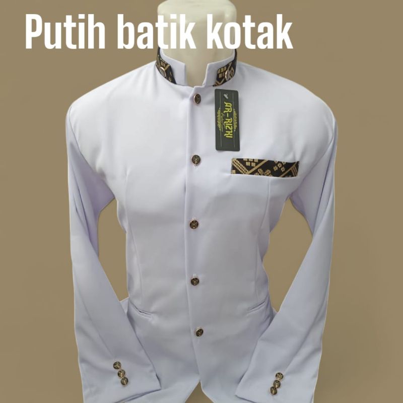 KLU JASKO BATIK PRADA/BAHAN ADEM/KOKO BATIK/JASKO BATIK PRIA PREMIUM/JASKO BATIK LENGAN PANJANG