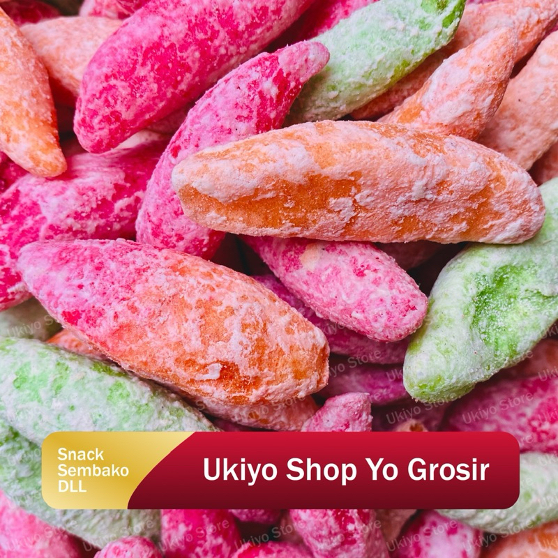 

UKIYOSNACK - Getas Lonjong Donat 250GR Getas Gembos Nyes Snack Jadul