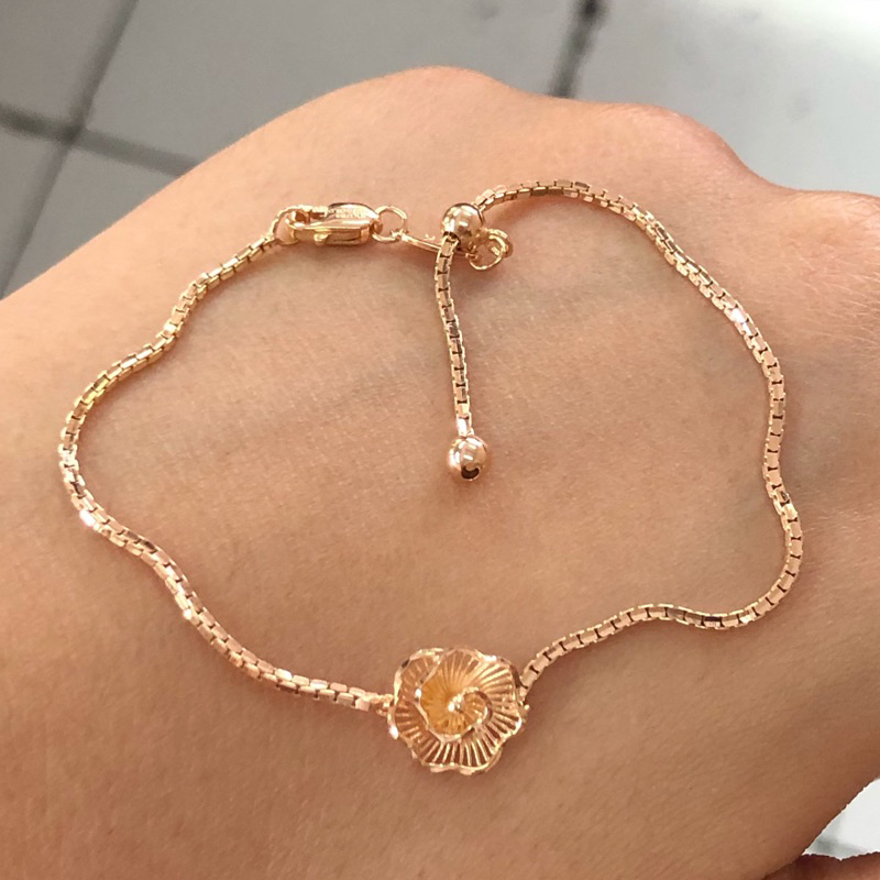 MA5- GELANG SERUT BUNGA 1.95GR UBS KADAR 300 PANJANG 15-19CM