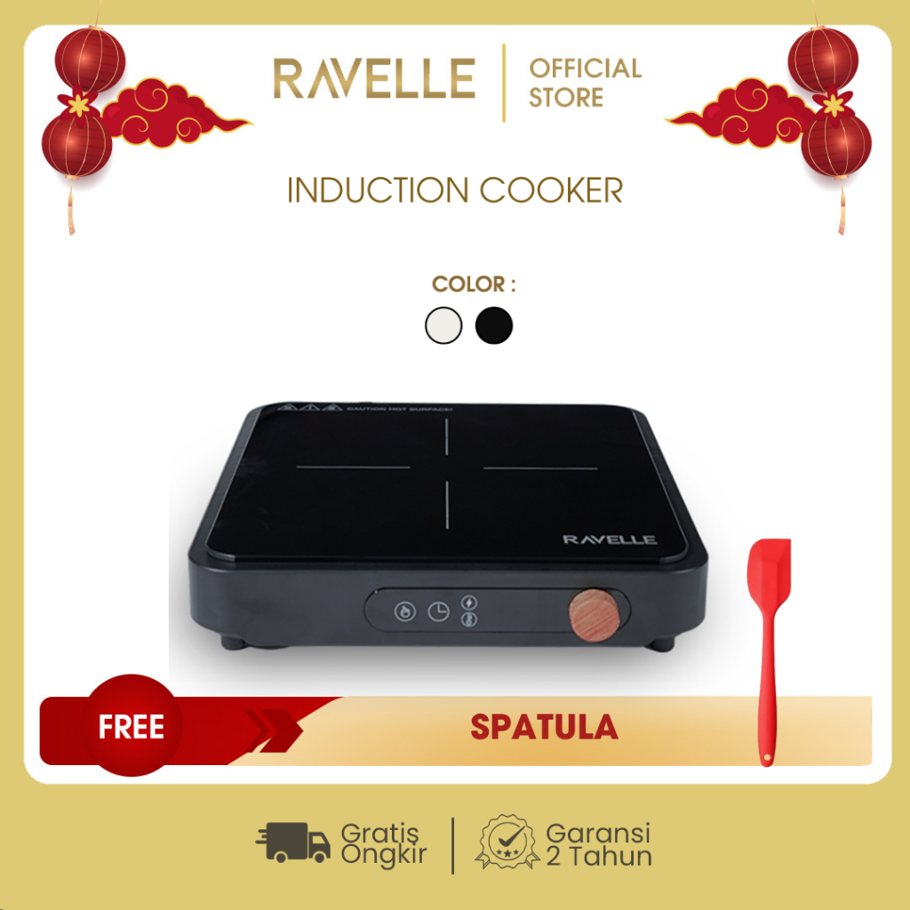 RAVELLE Kompor Induksi Low Watt–Kompor Listrik Induksi Estetik - Induction cooker