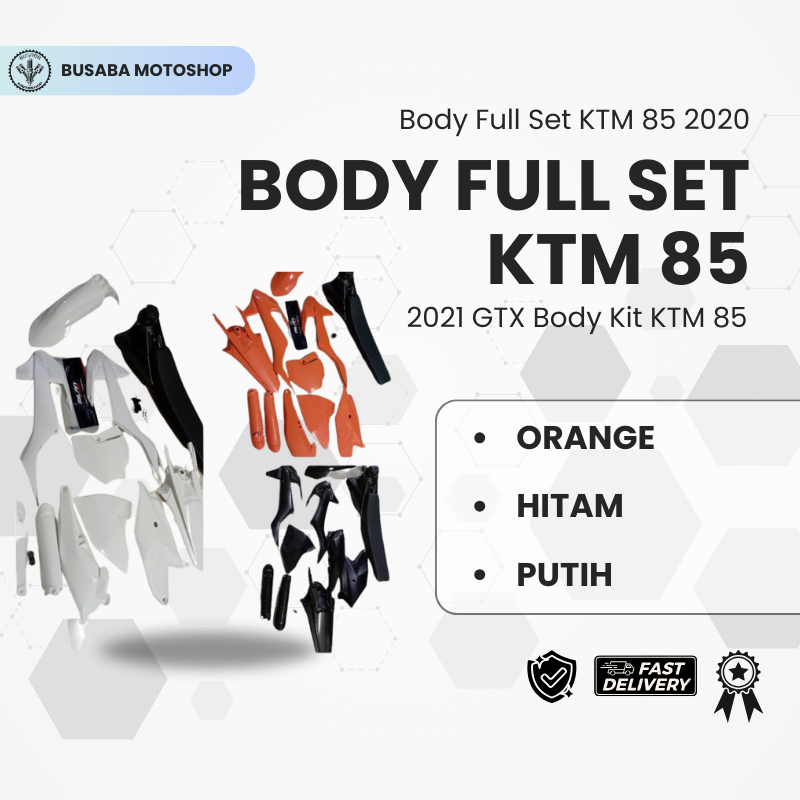 Body Full Set KTM 85 2020/ Body Full Set KTM 85/ 2021 GTX Body Kit KTM 85