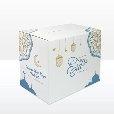 

( 5 pcs ) Box Besar Parcel Idul Fitri Kardus Kotak Paket Sembako Dus Oleh-Oleh Ukuran 40x25x32cm