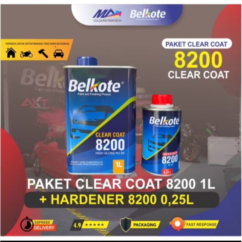 BELKOTE PU CLEAR 8200 GLOSS/DOFF 1,25 LITER