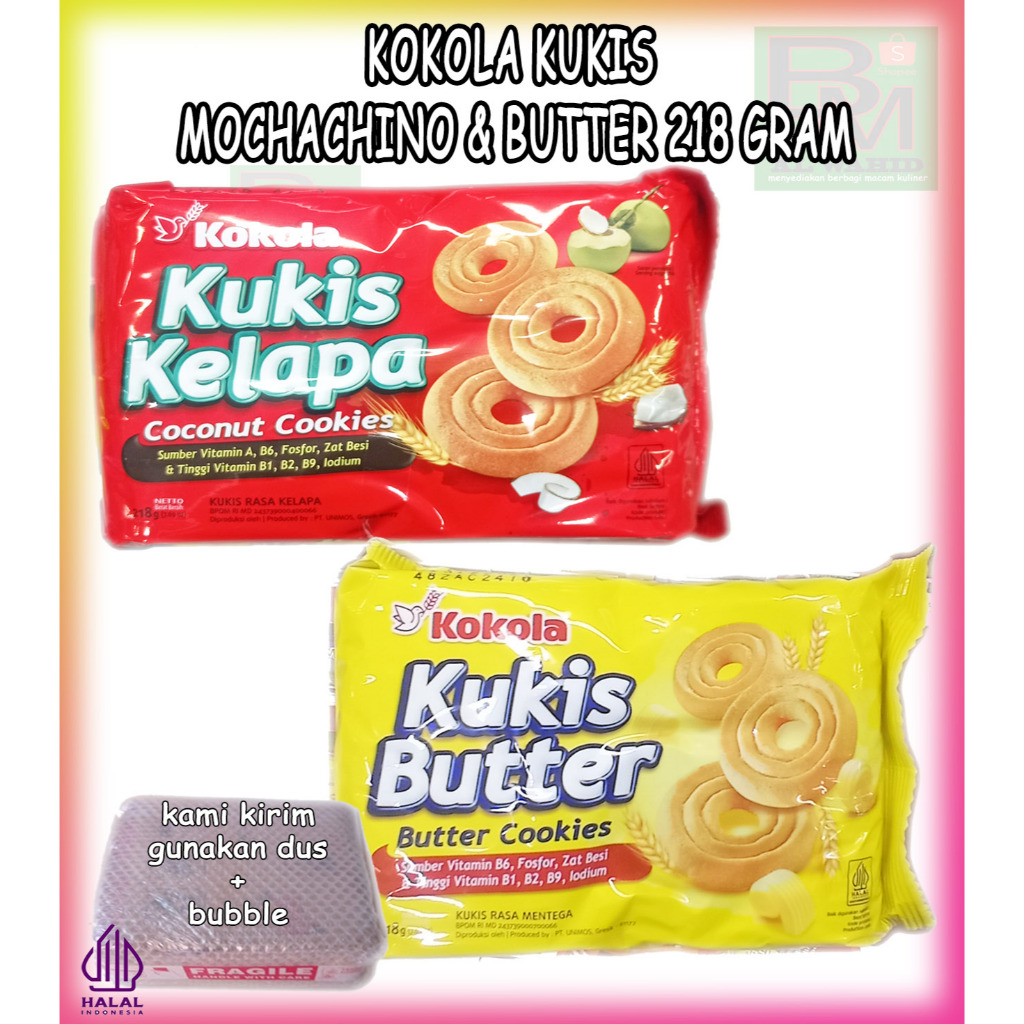 

Kokola Kukis Ready Berbagai Varian Rasa Kemasan 218 Gram