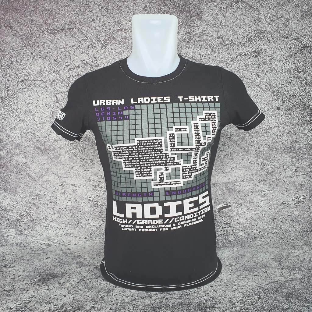 Baju Kaos Wanita / Anak LGS - Size S / Lebar 42 cm - Original - Second