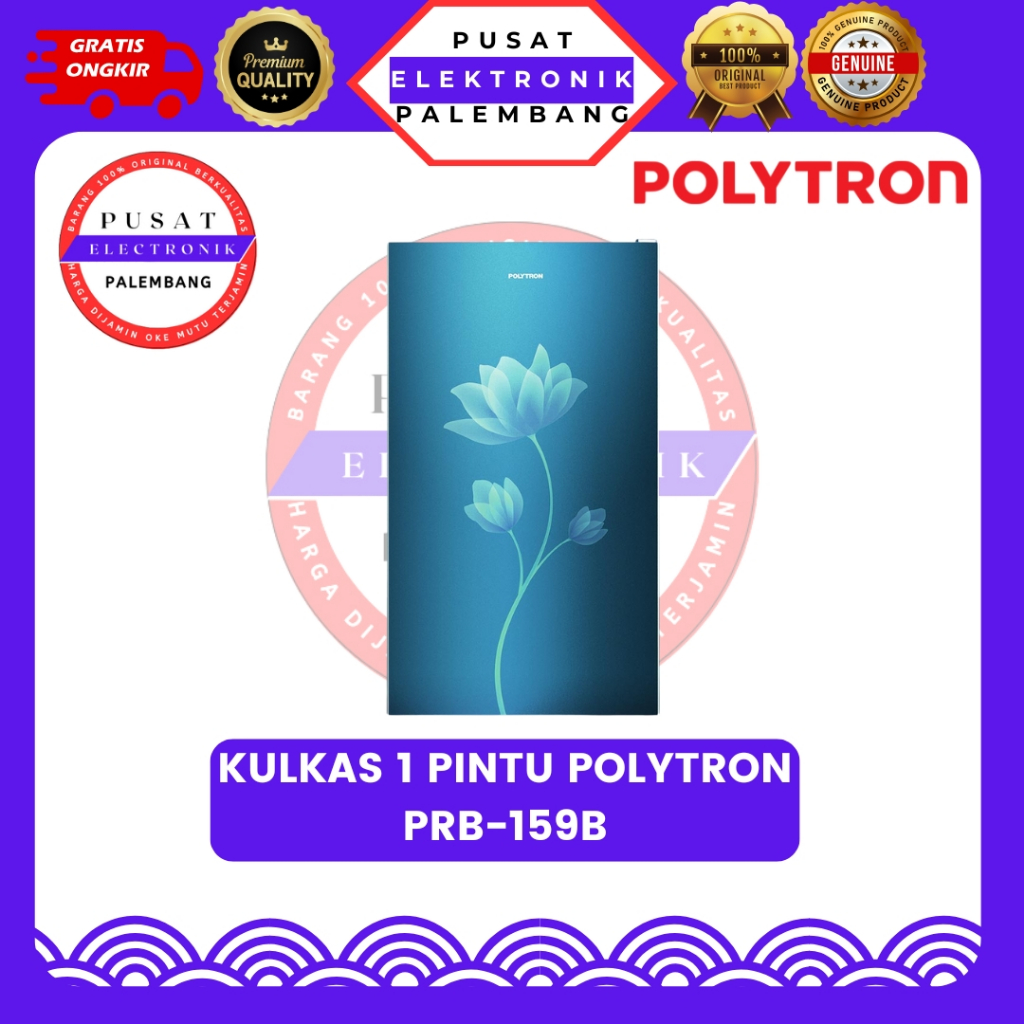 KULKAS 1 PINTU POLYTRON PRB-159B KULKAS 1 PINTU PALEMBANG