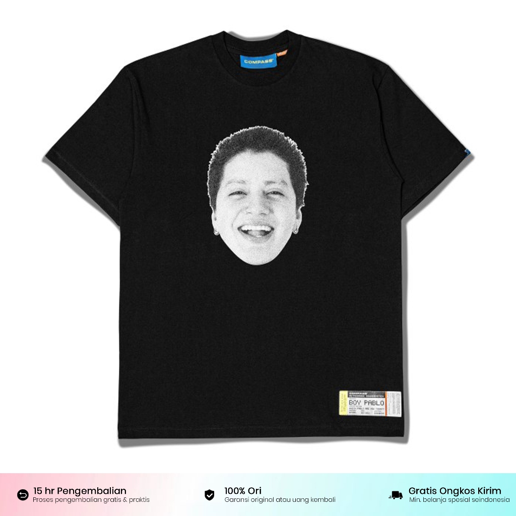 Compass T-Shirt Boy Pablo Black