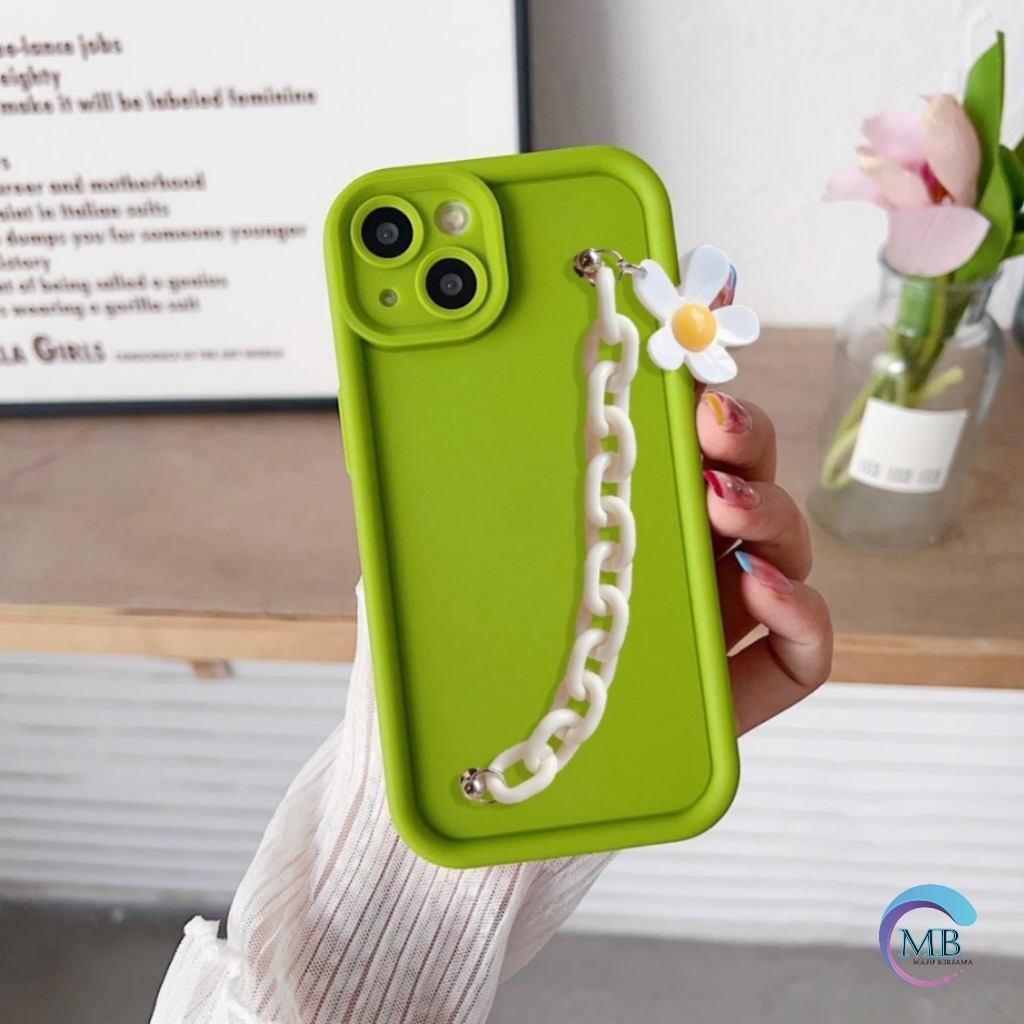 GC94 CASE CASING SILIKON MATTE ROSE DAISY CHAIN GRIP - CASING HP COMPATIBLE FOR SAMSUNG A07 A26 A17 