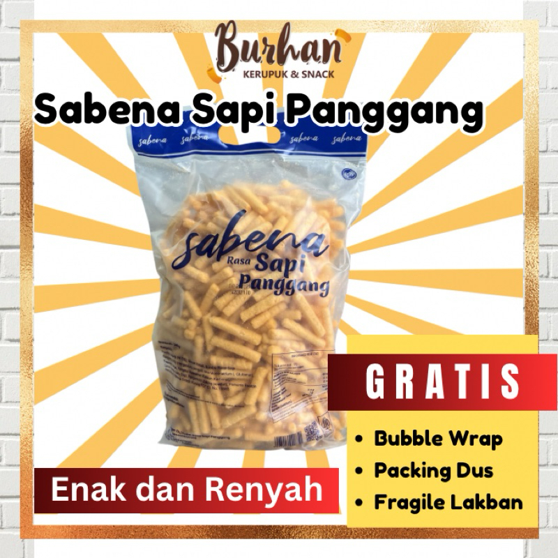 

Sabena Stik Rasa Sapi Panggang Netto 340gr | Burhanmart Snack Grosir Jember