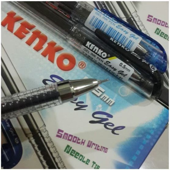 

Pulpen Gel Kenko Tip 0.5mm Tinta Hitam / Biru