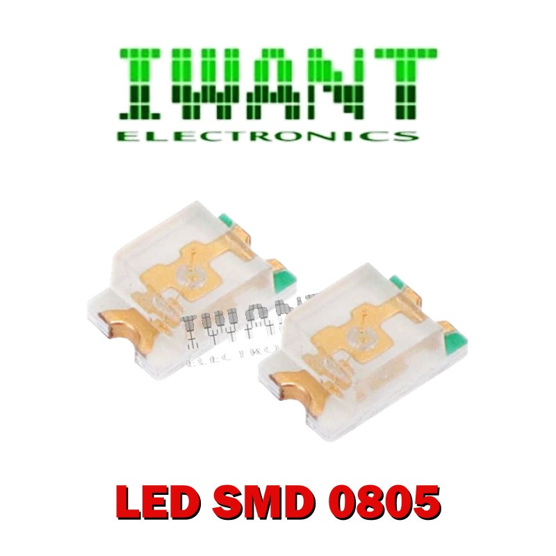 LED SMD 0805 WHITE RED GREEN BLUE LED SMD 0805 MERAH LED SMD 0805 HIJAU LED SMD 0805 BIRULED SMD 080