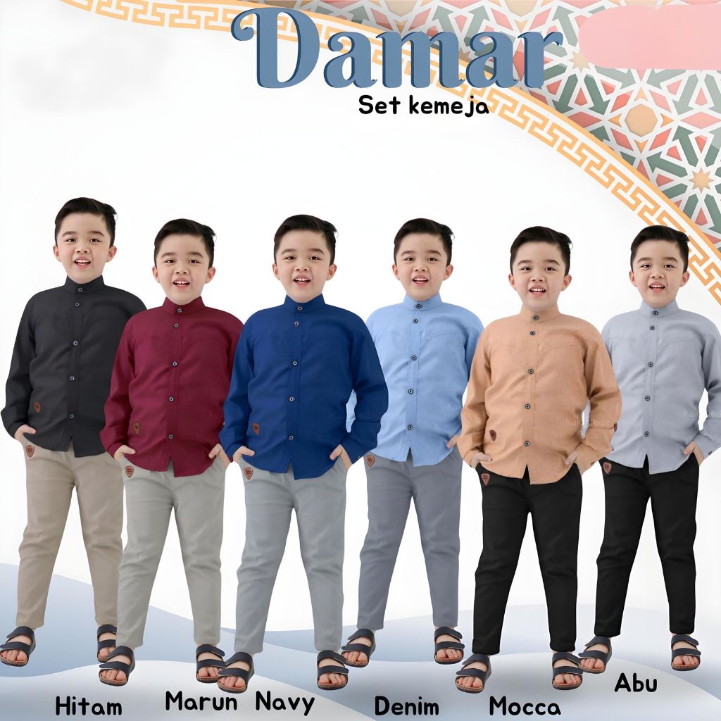 [ALTAIR KIDS] DAMAR SET KIDS // DINAR SET KIDS SETELAN ANAK LAKI-LAKI PREMIUM USIA 6-14 TAHUN KOKO K