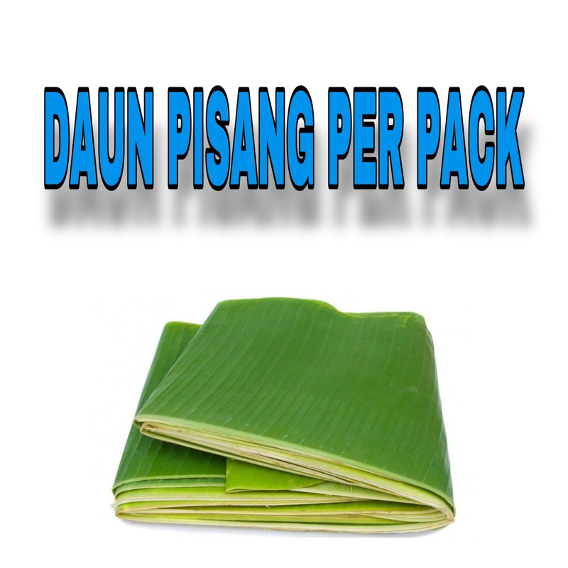 

DAUN PISANG PER PACK