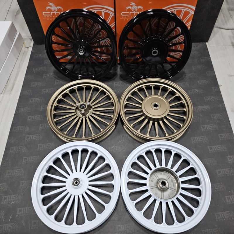 Velg CMG Racing Galaxy Mg20 Palang 20 Model daytona Velg CMG Racing Yamaha mio sporty soul gt Xeon M