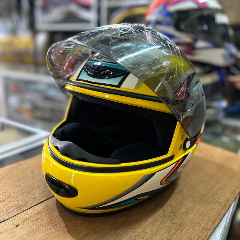 Helm Full Face Index/Avex BS-3 Dewasa Import YELLOW TOSCA