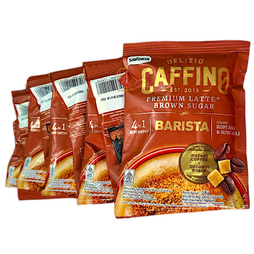 

Kopi Caffino BARISTA 4 in 1 Brown Sugar 10 Pcs/Renteng