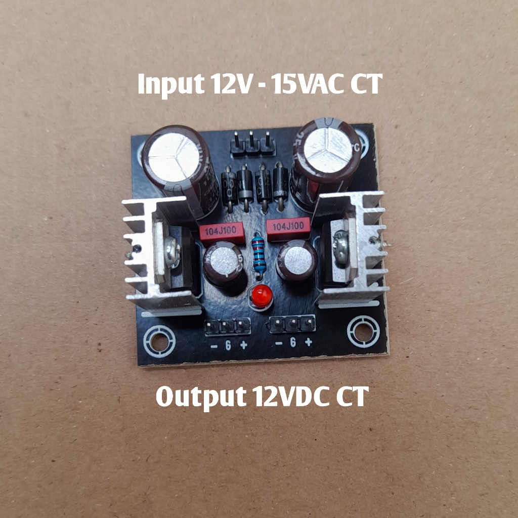 Kit PSU Simetris 12VDC CT Power Suplay Simetris