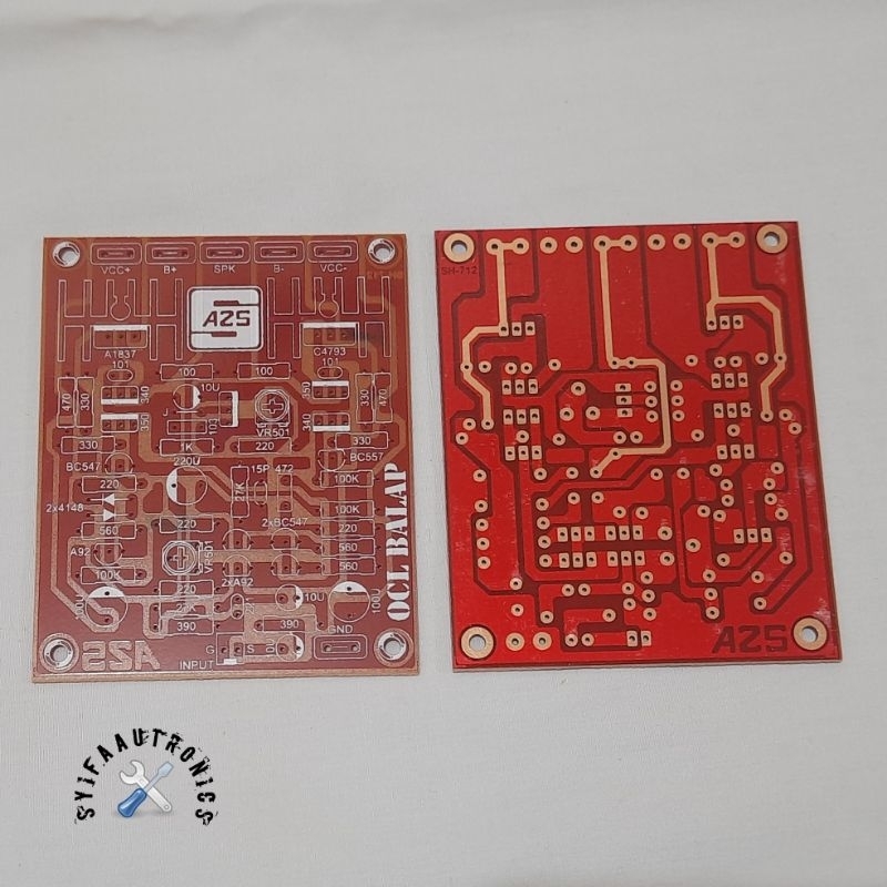 PCB OCL balap driver power amplifier