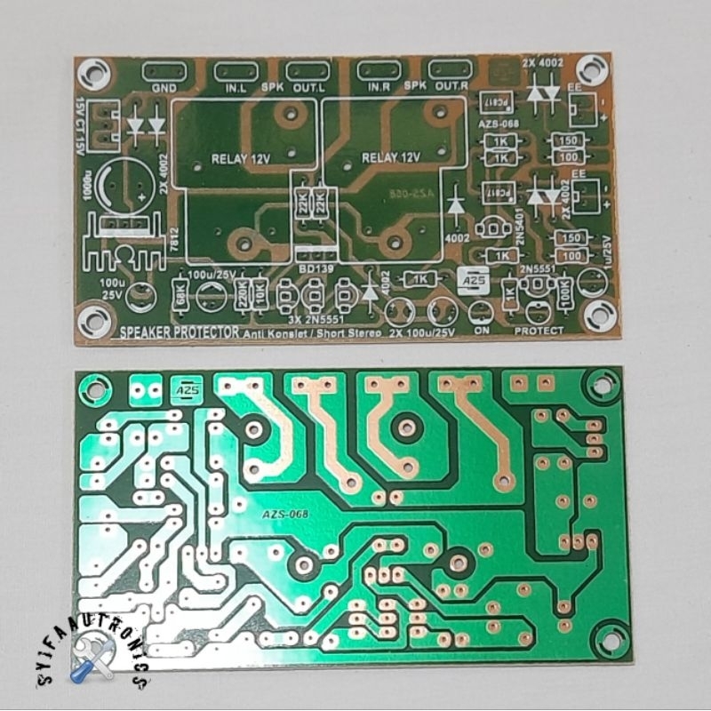 PCB speaker protektor anti konslet stereo