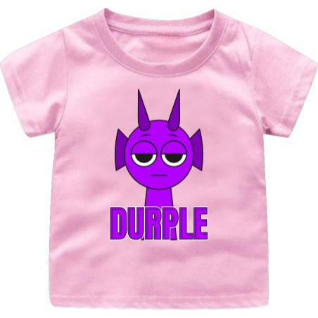 Baju kaos Atasan Sprunki Karkater Durple Ungu Anak Cowok/Cewek 1-12TAHUN/REMAJA/DEWASA S-7XL