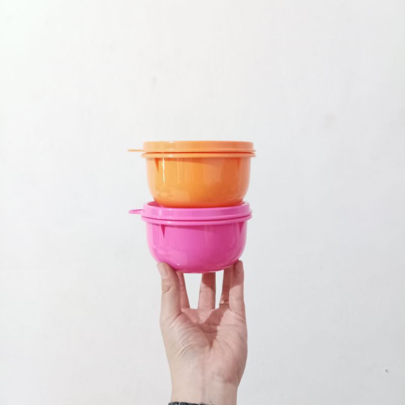 Kiddie Set Tupperware - Pink Orange