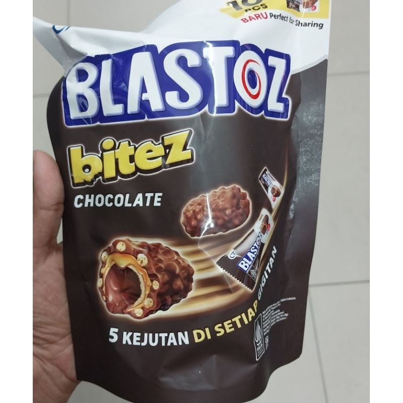 

Blastoz Bitez Chocolate 80GRAM ISI 10PCS