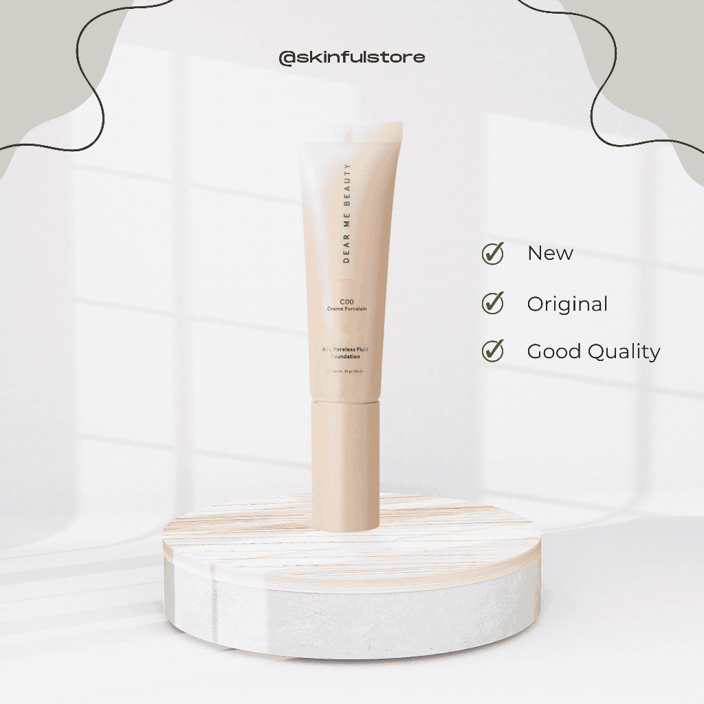 Dear Me Beauty Airy Poreless Fluid Foundation (N01 Nude Ivory)