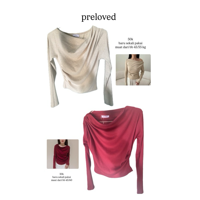 Preloved Sweater Rajut Wanita