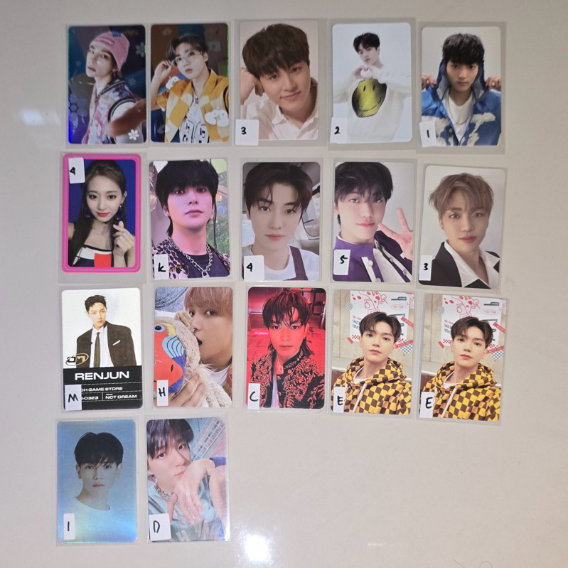 PHOTOCARD OFFICIAL NCT STAY KIDS HYUNJIN JAEMIN JENO RENJUN HAN TAEYONG MARK HAECHA NCT DREAM NCT127