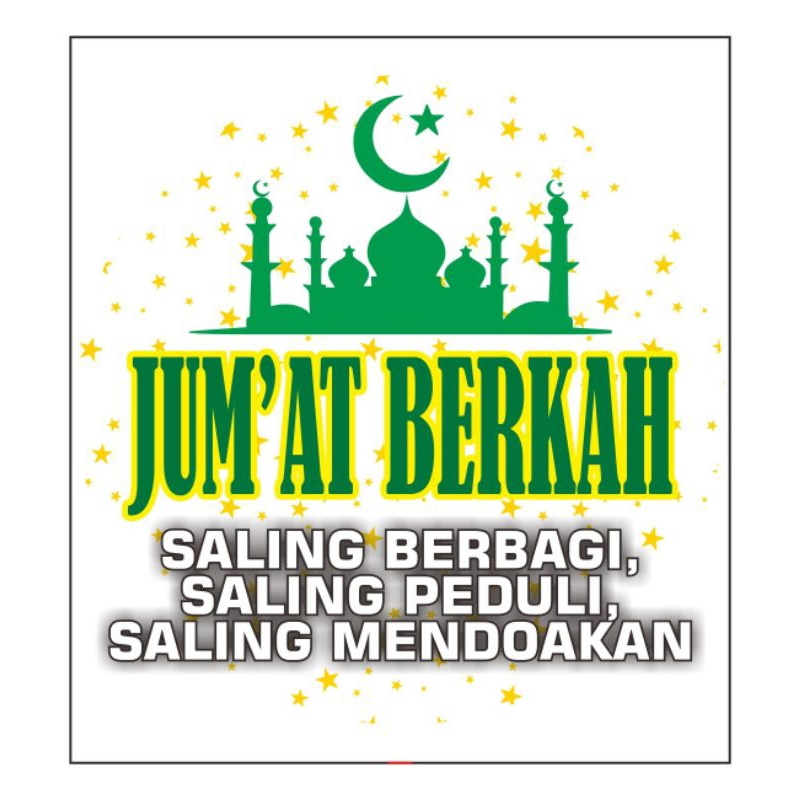 

Stiker Jumat Berkah. Isi 100pcs Rp.19.000. Kotak 5cm. langsung kirim