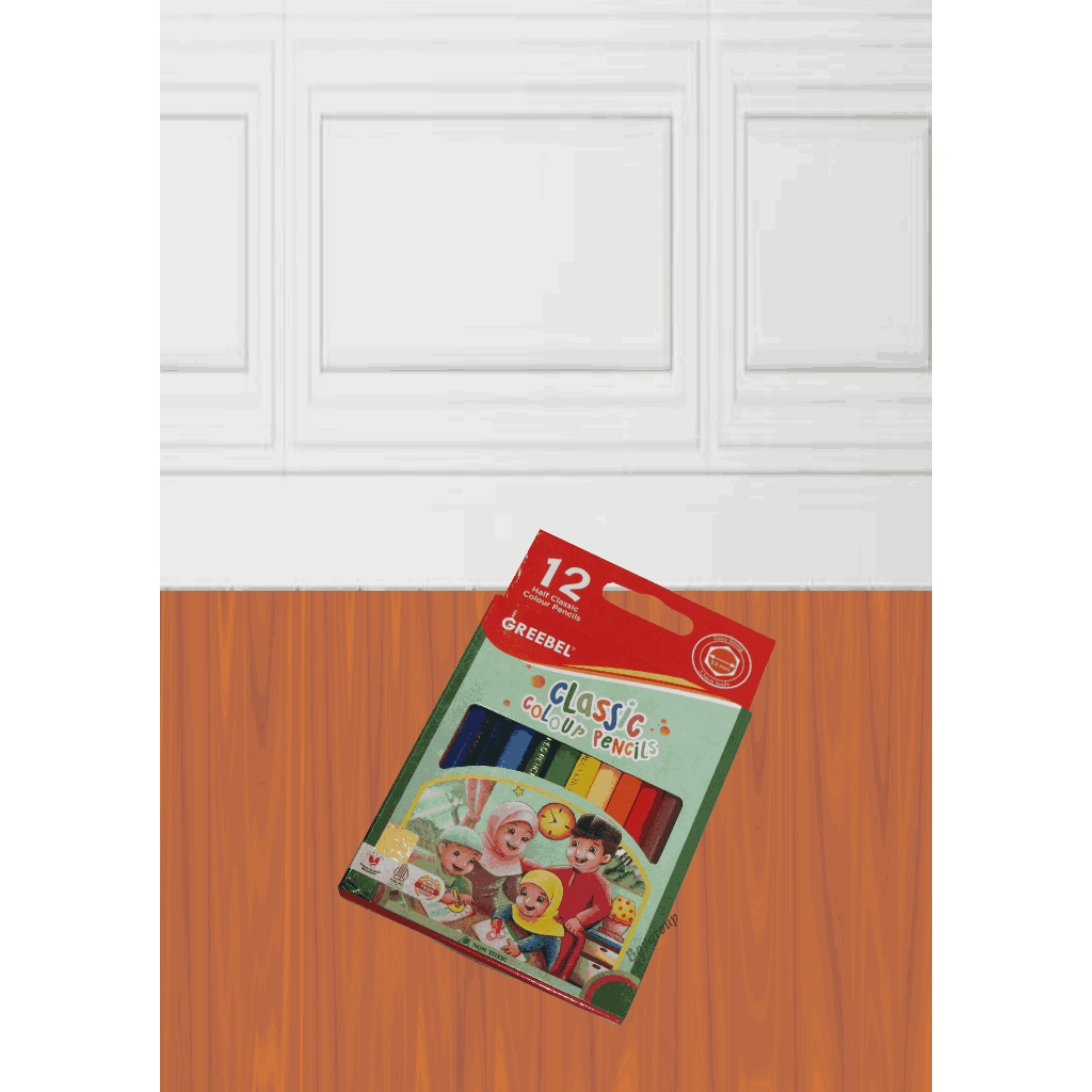 

Pensil warna greebel clasic 12