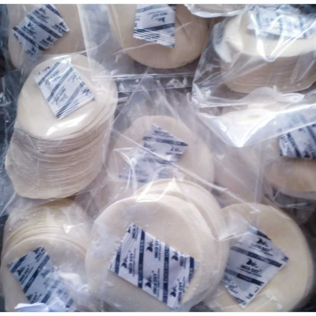 

kulit dimsum tipis transparan ukuran 7cm 8cm 9cm 10cm tidak mudah sobek halal