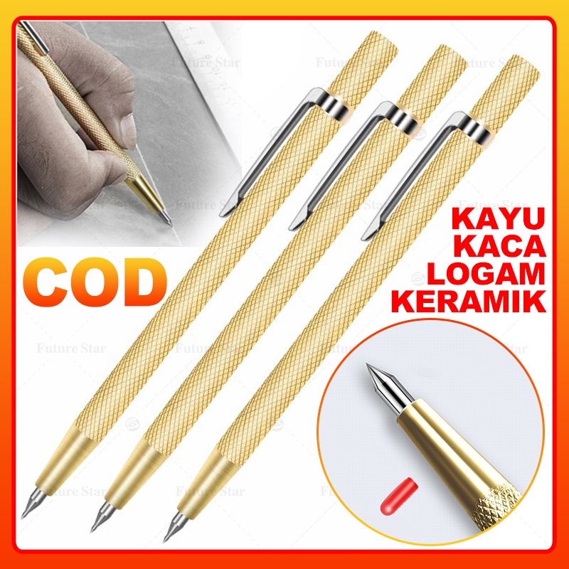 

Alat Pemotong Kaca / Pisau Potong Kaca / 2-19mm Keramik Ubin Glass Cutter Diamond Granit Cutting Tool Manual Multifungsi Alat Penanda Garis Model Pulpen Tool Set 2 In 1 Ukir Nat Stainless Metal