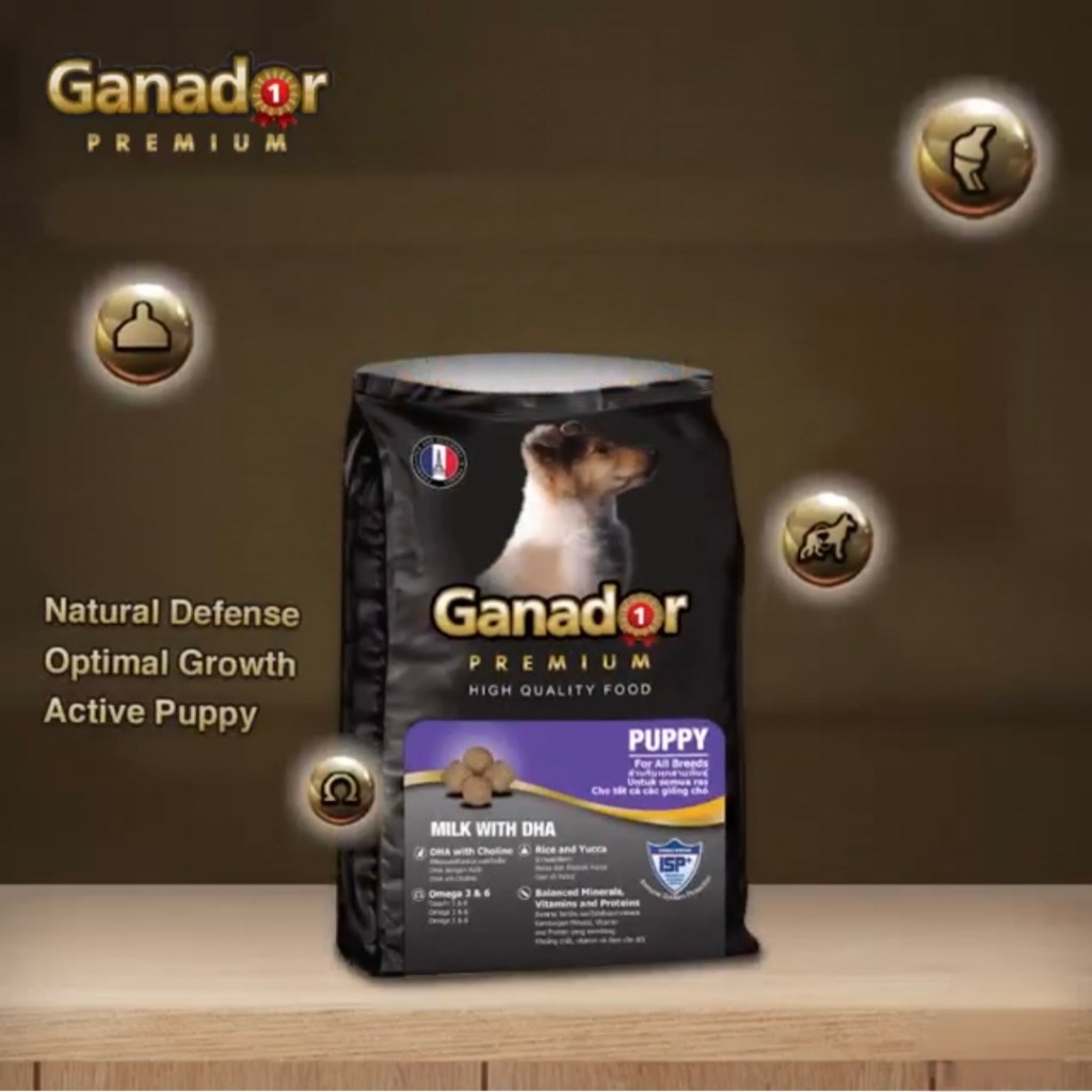 KL Ganador Premium Puppy Milk with DHA 3kg Makanan Anak Anjing Premium