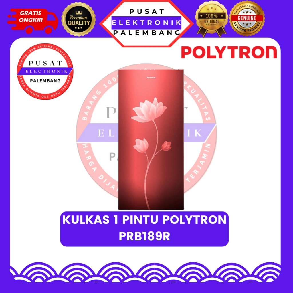 KULKAS 1 PINTU POLYTRON PRB-189 KULKAS 1 PINTU PALEMBANG