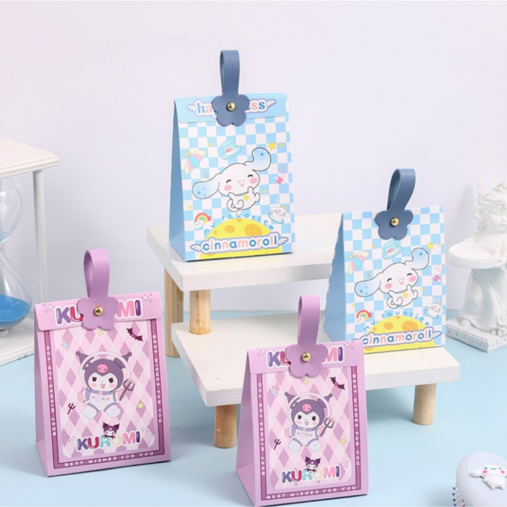 

Miss Linje Goodie Bag Giftbag Tas Hampers Kado Hadiah Snack Kecil Motif Kuromi Cinnamon Sanrio Premium